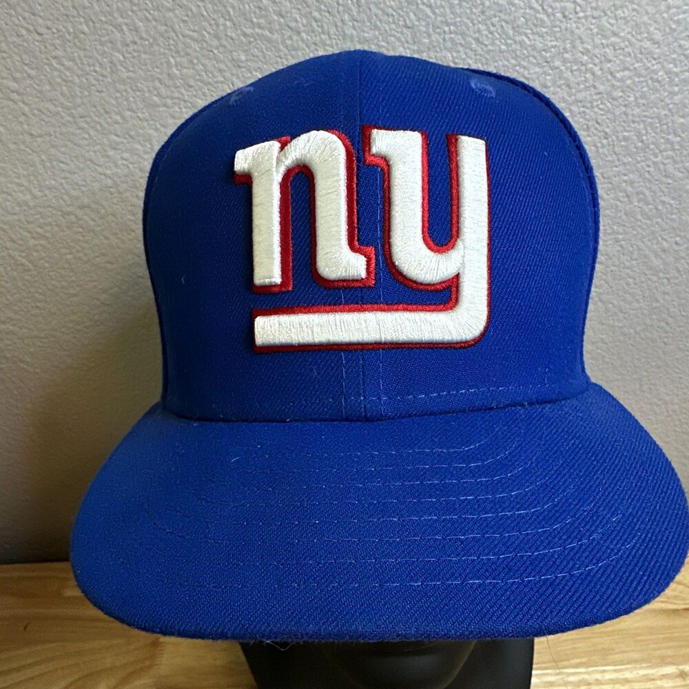 New Era 59FIFTY New York Giants NFL Blue Fitted Cap Hat Size 7 1/8